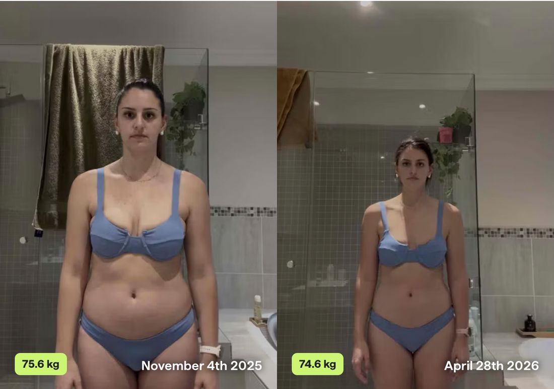 Front view, November 2025 and April 2026